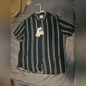 Denim & Flower Button Down